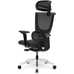 Крісло Mealux S8 Air Fabric Black (арт. HF-S8P F/B) - мініатюра 4