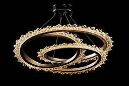 Люстра стельова LED Splendid Ray L146/1, хром, 1 лампа, регульована висота 30-100 см, діаметр 55 см, сучасний стиль для дому - мініатюра 3