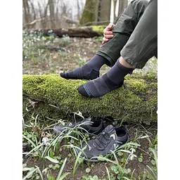 Шкарпетки водонепроникні Dexshell Running Lite 2.0 Socks, сірі, розмір S (36-38) - мініатюра 5
