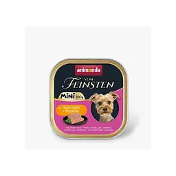 Вологий корм Animonda Vom Feinsten Adult Mini для собак міні-порід, з куркою, гусаком + петрушкою, 100 г - мініатюра 2
