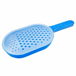 Тертка для продуктів пластикова з контейнером Блакитний 88265