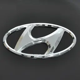 Емблема для Hyundai 128 x 65 мм Getz 3M скотч