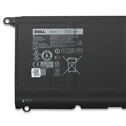 Акумулятор для ноутбука Dell XPS 13 9360 P54G (PW23Y 7.6V 60Wh 8085 mAh) - мініатюра 3