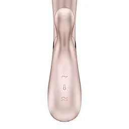 Смарт вібратор-кролик із підігрівом Satisfyer Hot Lover Nude - мініатюра 3