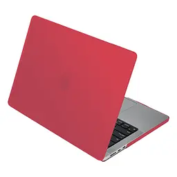 Чохол-накладка для MacBook Air 15,3 M5/M4/M3/M2, червоний, Matte Shell, матовий, пластиковий, захисний аксесуар для ноутбука, протиударний, з вентиляцією та доступом до портів, для макбука, ArmorStandart (ARM89332)
