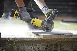 Шліфмашина кутова акумуляторна Stanley FatMax Li-Ion 18В 8500 об/хв (SFMCG400M2K-QW) - мініатюра 6