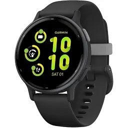Смарт-годинник Garmin Vivoactive 5 Slate Aluminum Bezel with Black Case and Silicone Band (010-02862-5A) - мініатюра 8