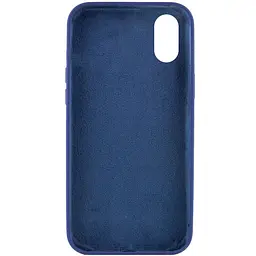 Чохол Silk Full Protective (AA) NO LOGO для Apple iPhone XS Max (6.5") Синій / Deep navy - мініатюра 2