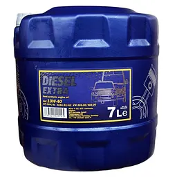 Автомобільна моторна олива MANNOL Diesel Extra 10w-40 7л