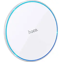 Бездротовий зарядний пристрій Hoco Easy Wireless Charger CW6 Pro White [103862] - мініатюра 2