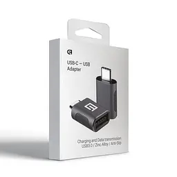 Адаптер ArmorStandart OTG Type-C to USB-A Space Grey (ARM69356) - мініатюра 4
