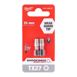 Біта SHOCKWAVE MILWAUKEE, TX27, 25мм, (2 шт) - мініатюра 2