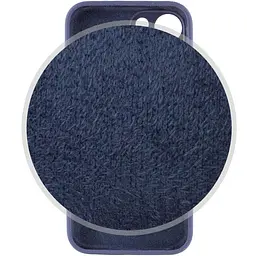 Чохол Silicone Case Full Camera Protective AA Apple iPhone 13 6.1" Темно-синій / Midnight blue - мініатюра 3