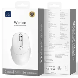 Миша бездротова Wiwu WM113 2.4G White - мініатюра 5