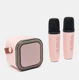 Колонка портативна з мікрофонами Winso K12 10 W RGB Bluetooth/USB microSD AUX - мініатюра 5