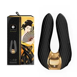 Вібромасажер Shunga - Aiko Intimate Massager, 10.8х6.5 см (чорний) - мініатюра 6
