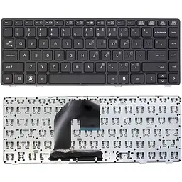 Клавiатура для ноутбука HP Elitebook 8460P, ProBook 6460b чoрний, чoрний фрейм (KB310780)