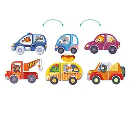Магнітна гра "Дорожні пригоди" DoDo Toys 200244, 1 магнітна дощечка, 36 магнітів - мініатюра 5