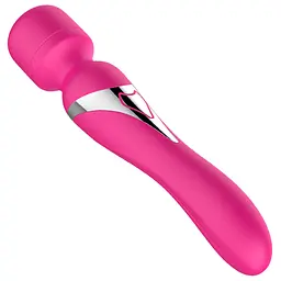 Вібратор B - Series Fox Dual Massager Pulsator 22.6 см (рожевий) - мініатюра 17