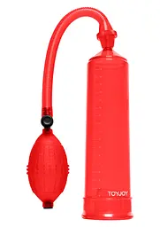 Помпа для пеніса Toy Joy Pressure Pleasure Pump 20 см червоний - мініатюра 2