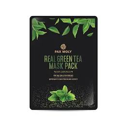 Маска тканинна Pax Moly Real Green Tea з екстрактом зеленого чаю
