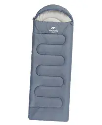 Спальник Naturehike Y150L (NH21MSD08) +11°C - правий - сіро-блакитний