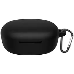 Чохол-накладка DK Silicone Candy Friendly з карабіном для Xiaomi Redmi Buds 4 Lite (black)