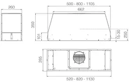 Витяжка Elica CT35 PRO GME IX/A/60 - мініатюра 5
