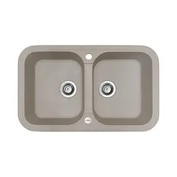 Кухонна мийка Adamant Twins 765x470x190 Бежевий avena 301223