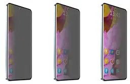 Захисне скло DK для Motorola Edge 50 Pro 3D Антишпигун Full Glue 020545 black 3 шт. - мініатюра 2