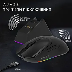 Миша Ajazz AJ139 V2 MC Black (AJ139-V2-MC-B) - мініатюра 12