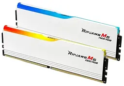 Пам'ять 16Gb x 2 (32Gb Kit) DDR5, 6000 MHz, Ripjaws M5 Neo RGB, White G.Skill teh0023999 - мініатюра 2