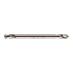 Свердло по металу HSS-G MILWAUKEE, DIN 1412 C, діаметр 3,2х49х12мм, двостороннє, (10шт), пластикова коробка
