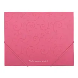 Папка на резинках Buromax А5, BAROCCO, pink (BM.3902-10)