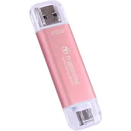 Накопичувач SSD USB 3.2 512GB Transcend (TS512GESD310P) - мініатюра 2