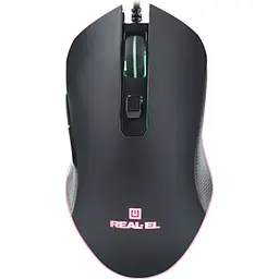 Миша Real-EL RM-550 Black (RM-550 Black) - мініатюра 1