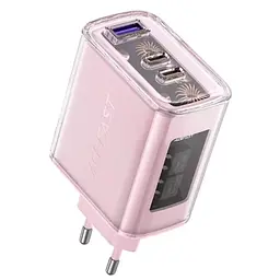 Зарядний пристрій Acefast 3xUSB 65W (2xUSB-C+USB-A) Gan A45 Fast Charger Cherry blossom (6974316282082) - мініатюра 9