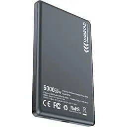 Зовнішній акумулятор Choetech Magnetic Wireless B738-BK 5000mAh 20W Black [123965] - мініатюра 2