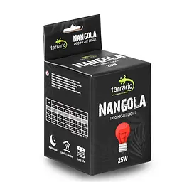 Інфрачервона нагрівальна лампа Terrario Nangola Red Night Light 25W - мініатюра 4