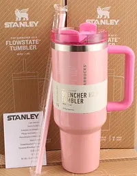 Термокухоль Stanley Quencher H2.0 Tumbler з неіржавкої сталі 1,18 л Rose Quartz KT6007812