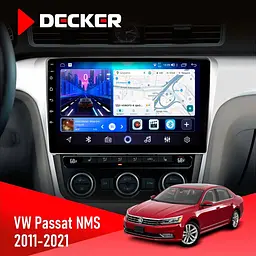 Штатна магнітола Volkswagen Passat NMS 2011-2021 Decker D10-006 4x64, 4G Decker (НФ-00009565)