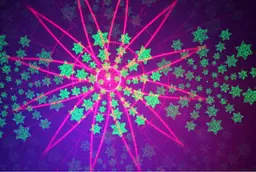 Кольоровий лазер диско Laser Mini Party Light Проєктор для приміщень із пультом - мініатюра 9
