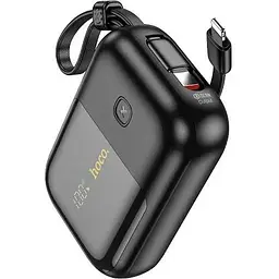 Портативна батарея Hoco Q20 Fountain 22.5W+PD20W 10000 mAh Black - мініатюра 2