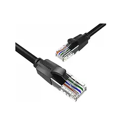 Патч-корд Vention 0.5 м, UTP Cat. 6 RJ-45 чорний (IBEBD)