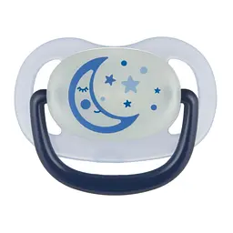 Пустушка Canpol babies Night Dreams силіконова анатомічна 0-6 міс. блакитна (22/500_blu_new)
