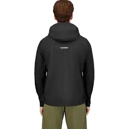 Куртка Mammut Microlayer 2.0 HS Hooded Jacket M L Black - мініатюра 4