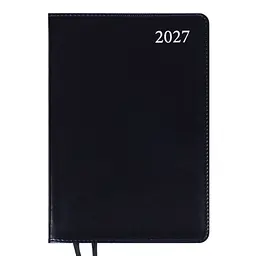 Діловий блокнот Leo Planner інтегральний А5 датований 2027 Aldento 252732 368 аркушів чорний - мініатюра 2