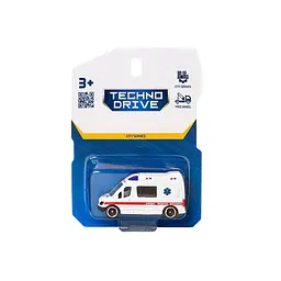 Автомодель дитяча Швидка допомога TechnoDrive 250421CG-3 масштаб 1:64 - мініатюра 5