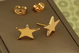 Сережки гвоздики Xuping Jewelry зірка сцени 1,5 см золотисті
