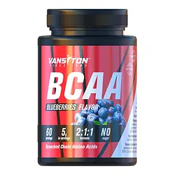 Амінокислота BCAA, 300 грам Чорниці Vansiton fit0018497 - мініатюра 1